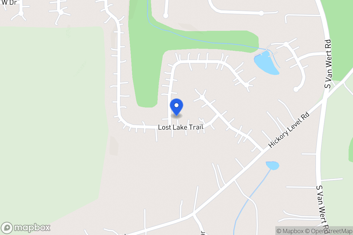 Map of 117 Lost Lake Trl