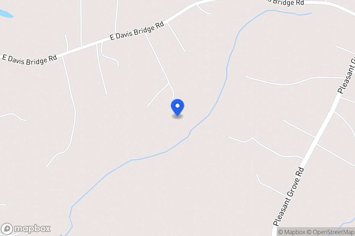 Map of 306 E Davis Bridge Rd