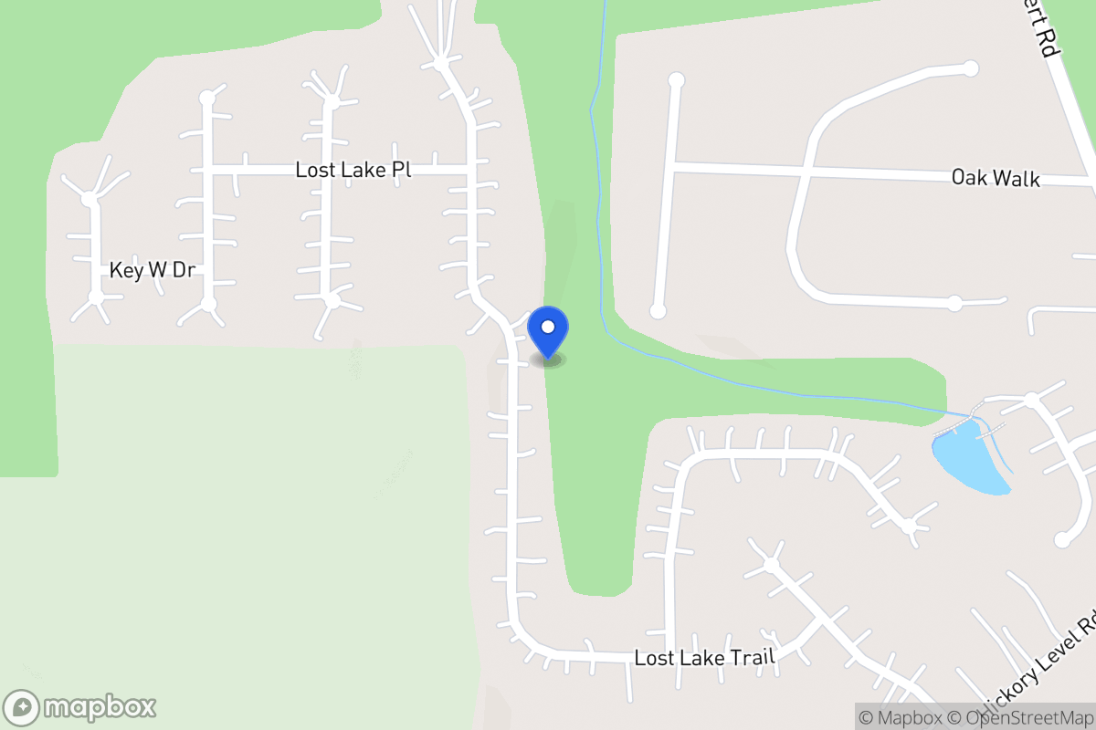 Map of 215 Lost Lake Trl