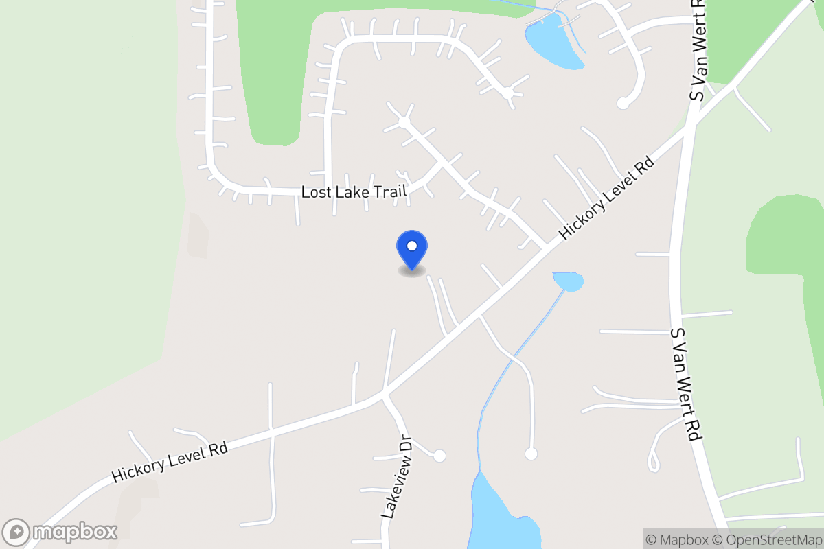 Map of 1547 Hickory Level Rd
