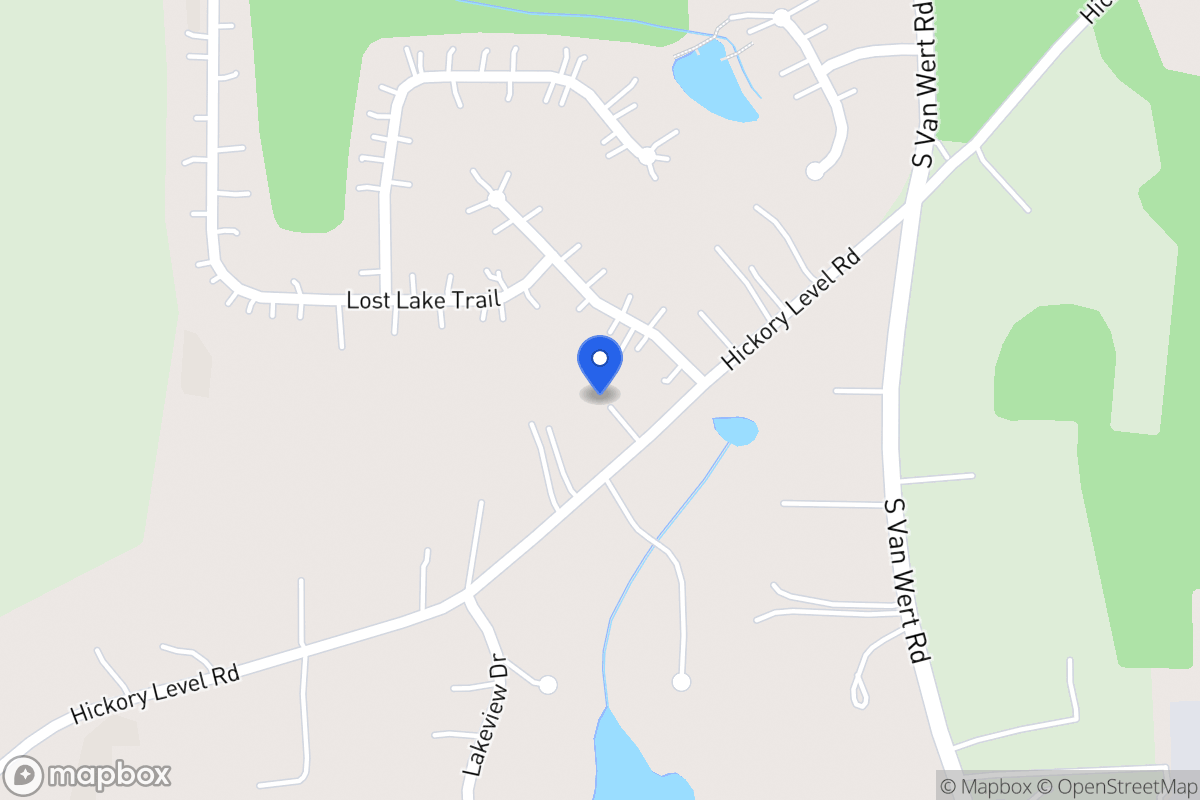 Map of 1491 Hickory Level Rd