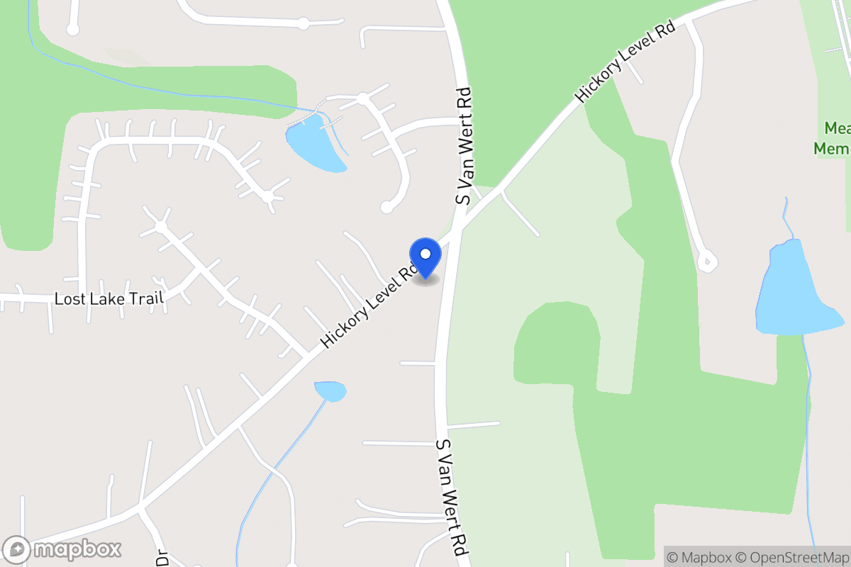 Map of 2115 S Van Wert Rd