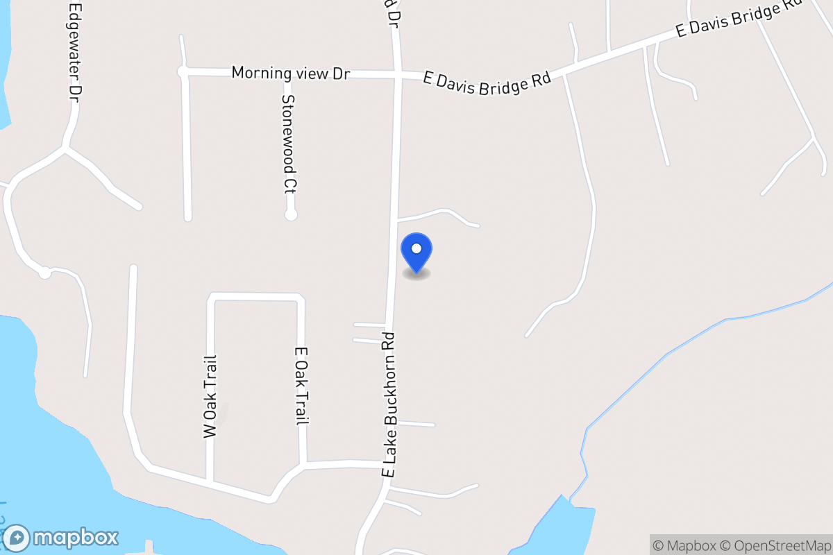 Map of 705 E Lake Buckhorn Rd