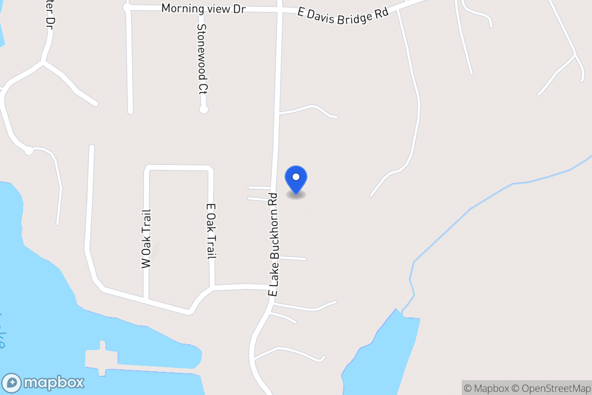 Map of 585 E Lake Buckhorn Rd