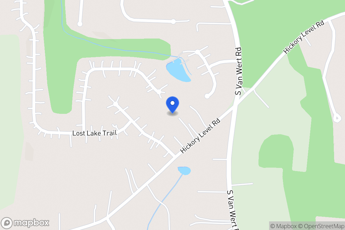Map of 1473 Hickory Level Rd