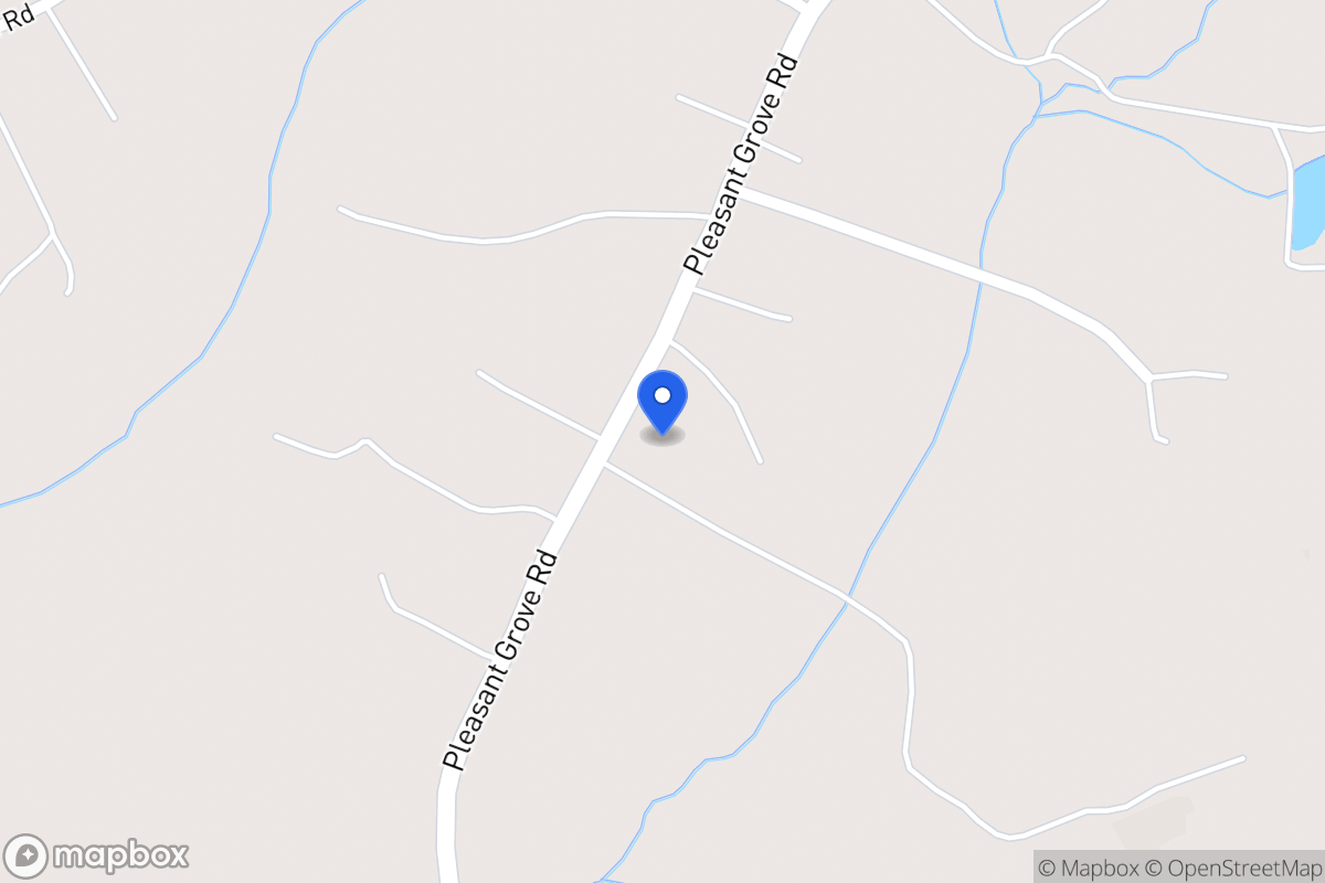 Map of 2392 Pleasant Grove Church Rd