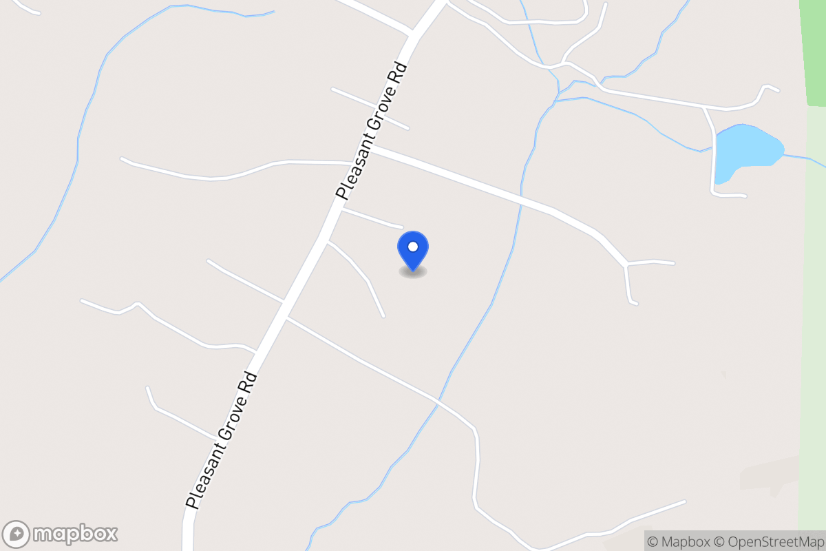 Map of 2380 Pleasant Grove Church Rd