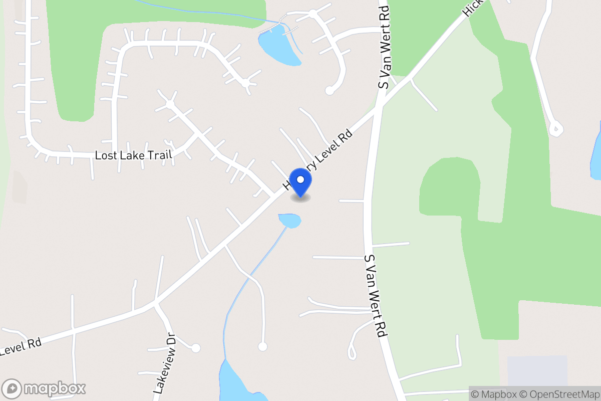 Map of 1490 Hickory Level Rd