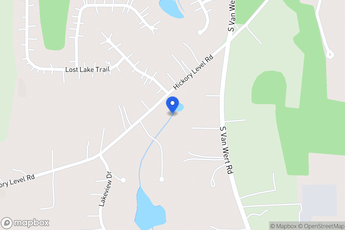 Map of 1496 Hickory Level Rd