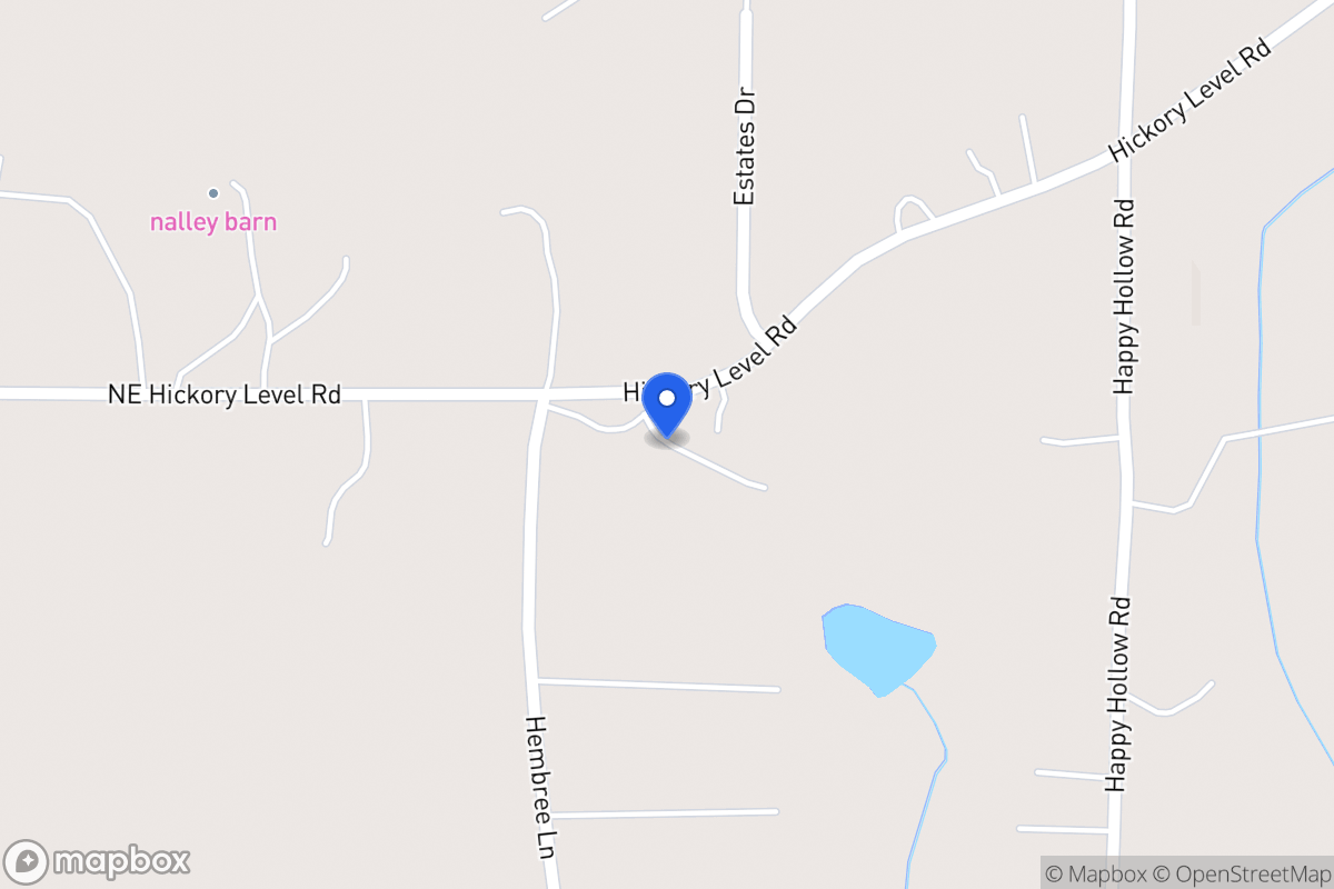 Map of 2598 Ne Hickory Level Rd