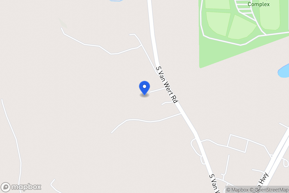 Map of 3049 S Van Wert Rd