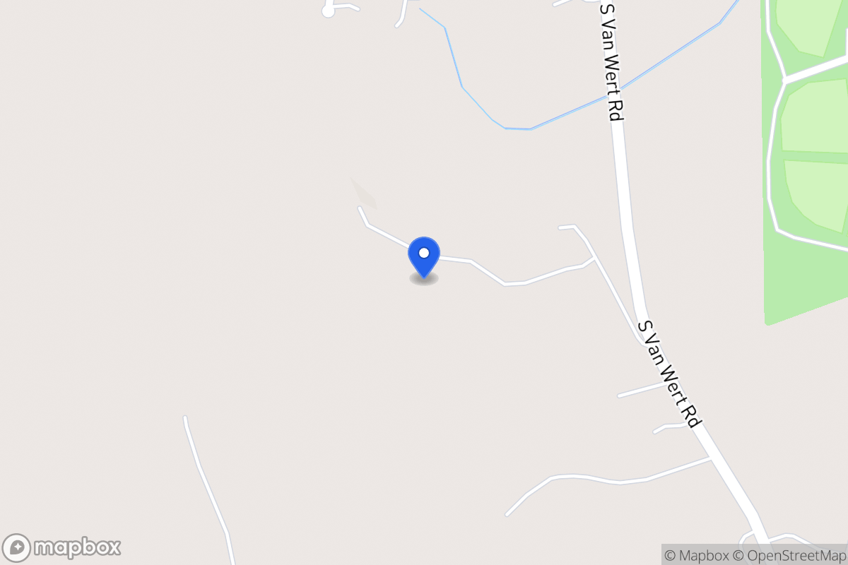 Map of 2971 S Van Wert Rd