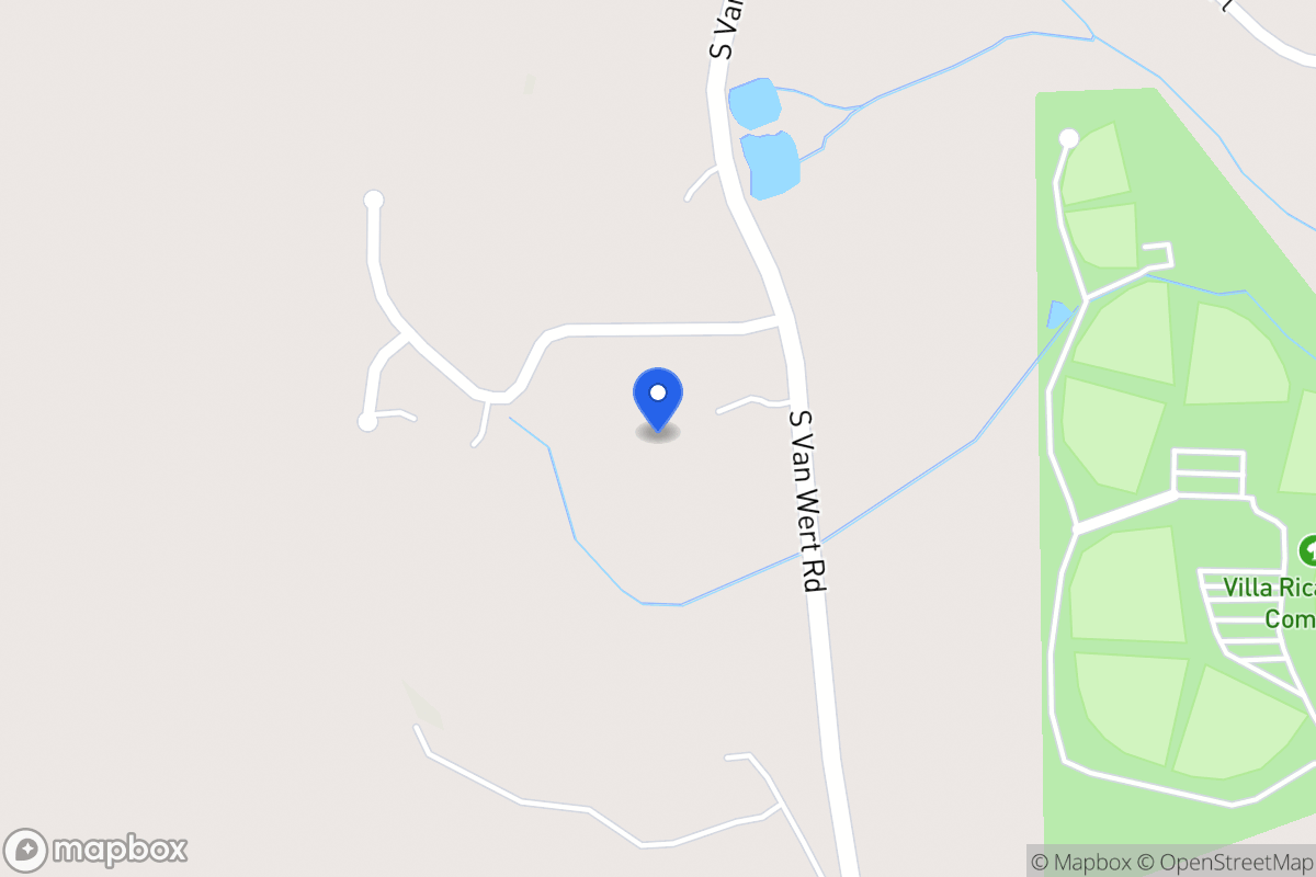 Map of 2879 S Van Wert Rd