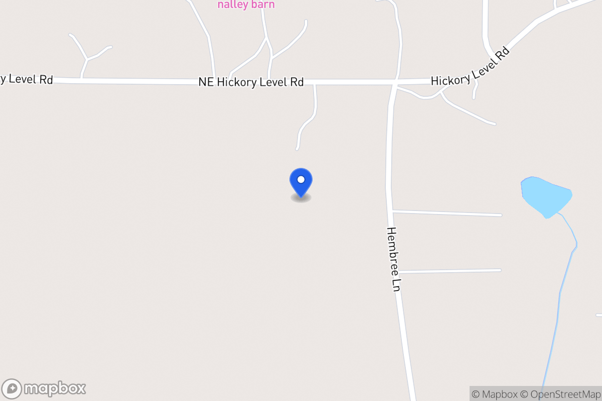 Map of 2678 Hickory Level Rd