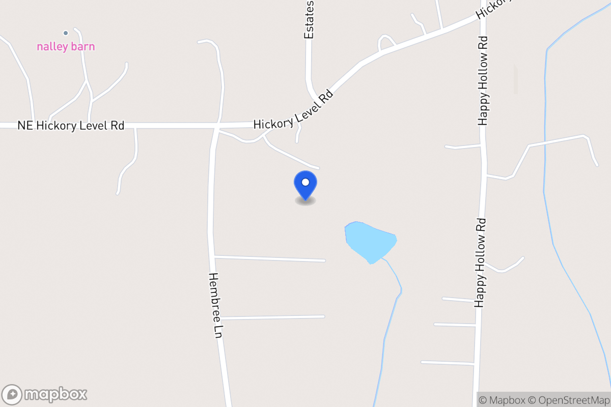 Map of 2592 Ne Hickory Level Rd