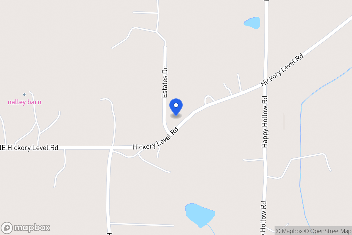Map of 2545 Ne Hickory Level Rd