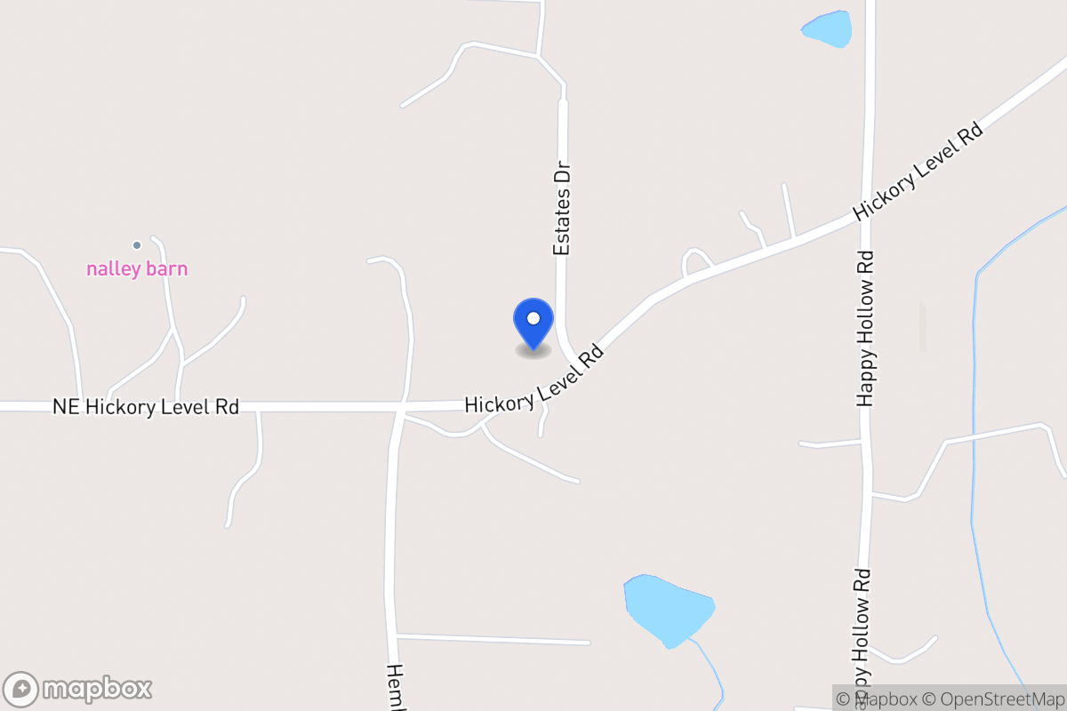 Map of 2571 Hickory Level Rd