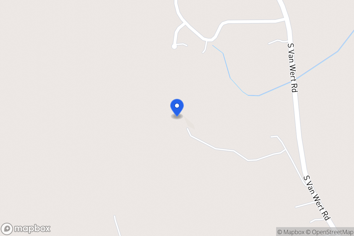 Map of 2991 S Van Wert Rd