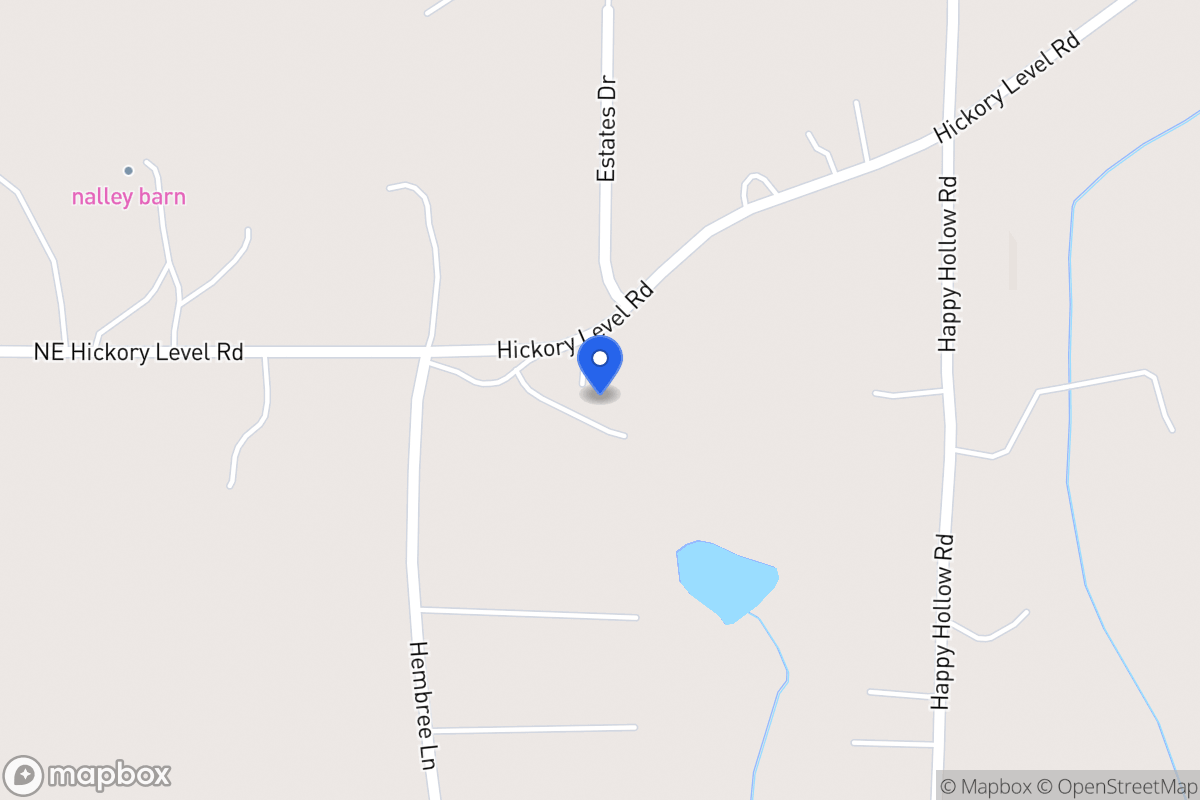 Map of 2584 Ne Hickory Level Rd