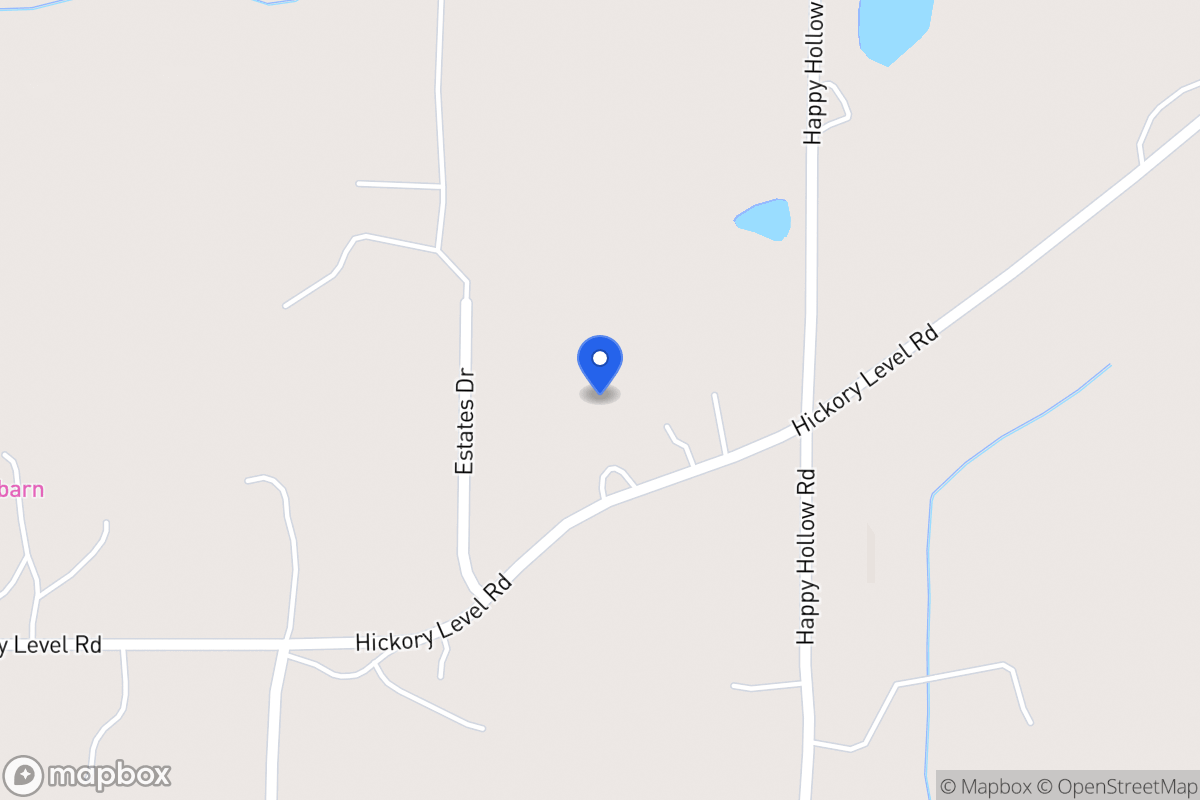 Map of 2485 Hickory Level Rd