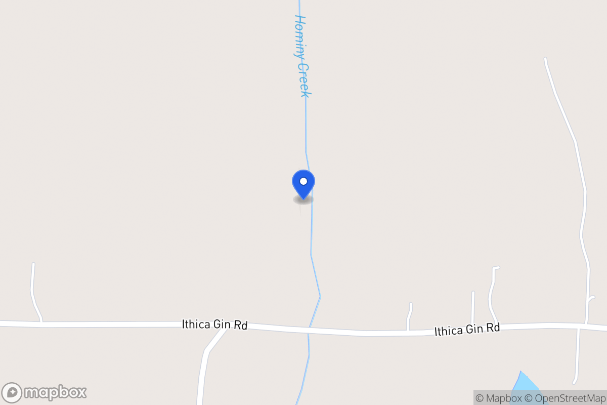 Map of Ithica Gin Rd