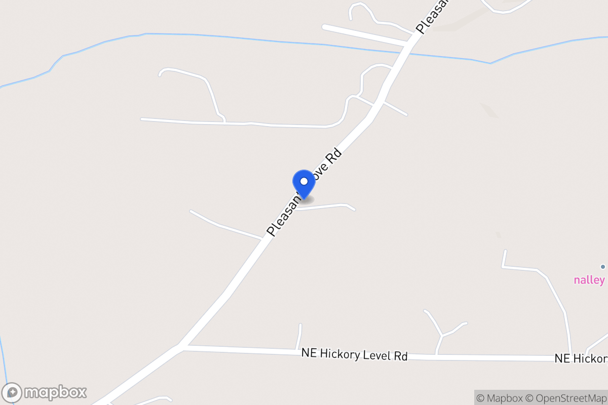 Map of 2900 Pleasant Grove Church Rd