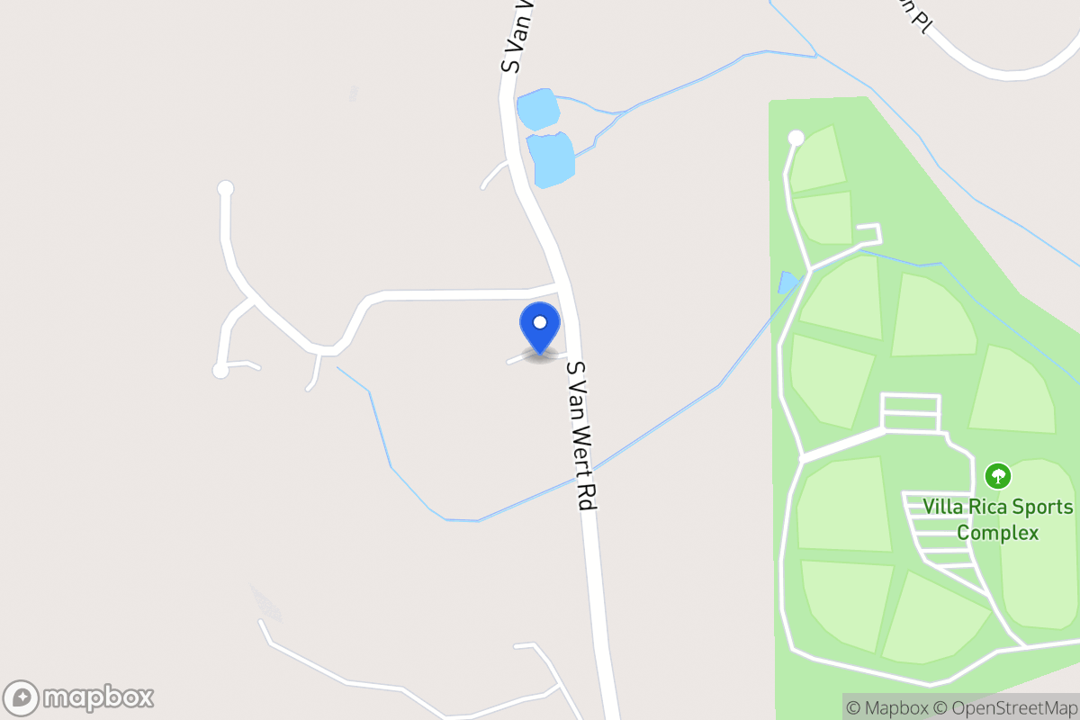 Map of 2871 S Van Wert Rd