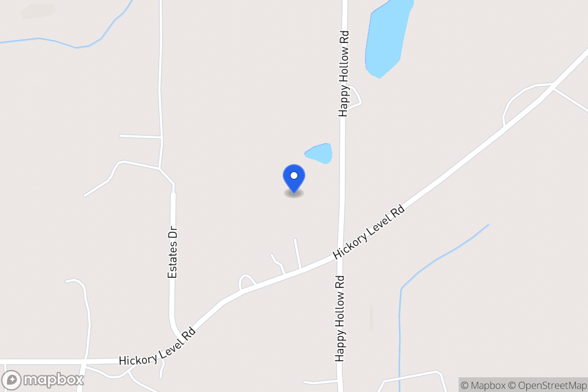 Map of 2395 Hickory Level Rd