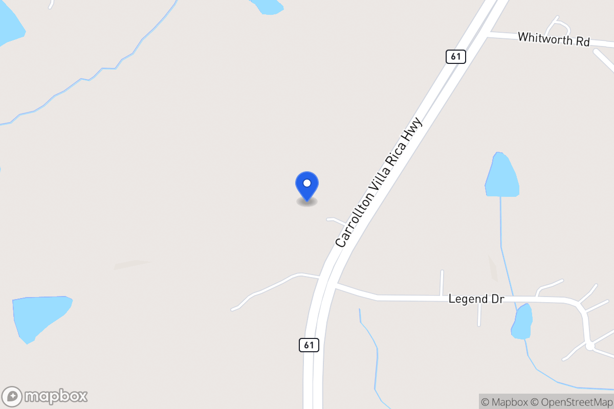 Map of 2103 Carrollton Villa Rica Hwy