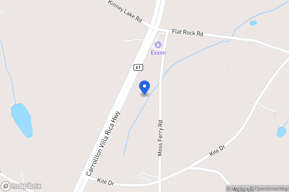 Map of 4857 Carrollton Villa Rica Hwy