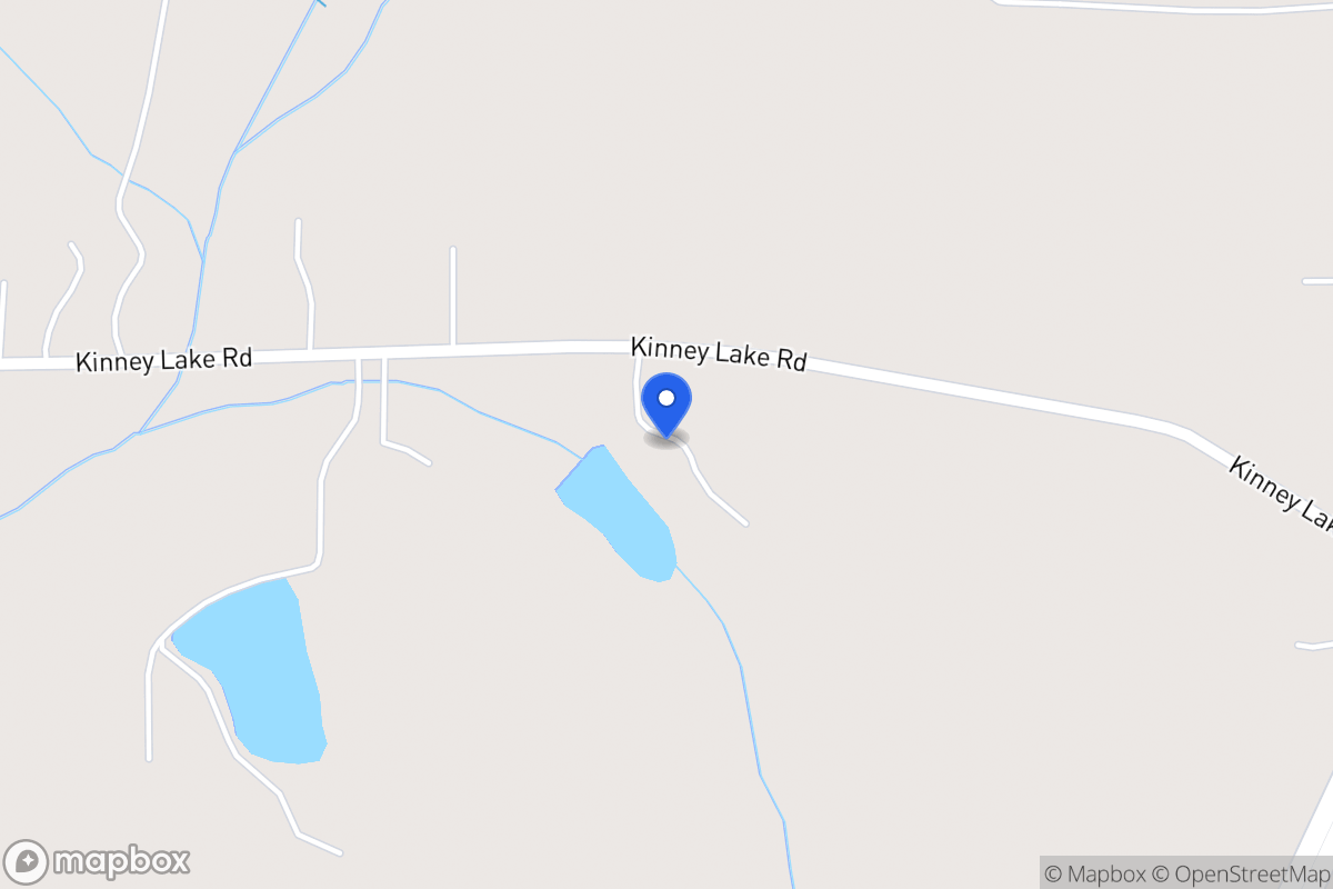 Map of 244 Kinney Lake Rd