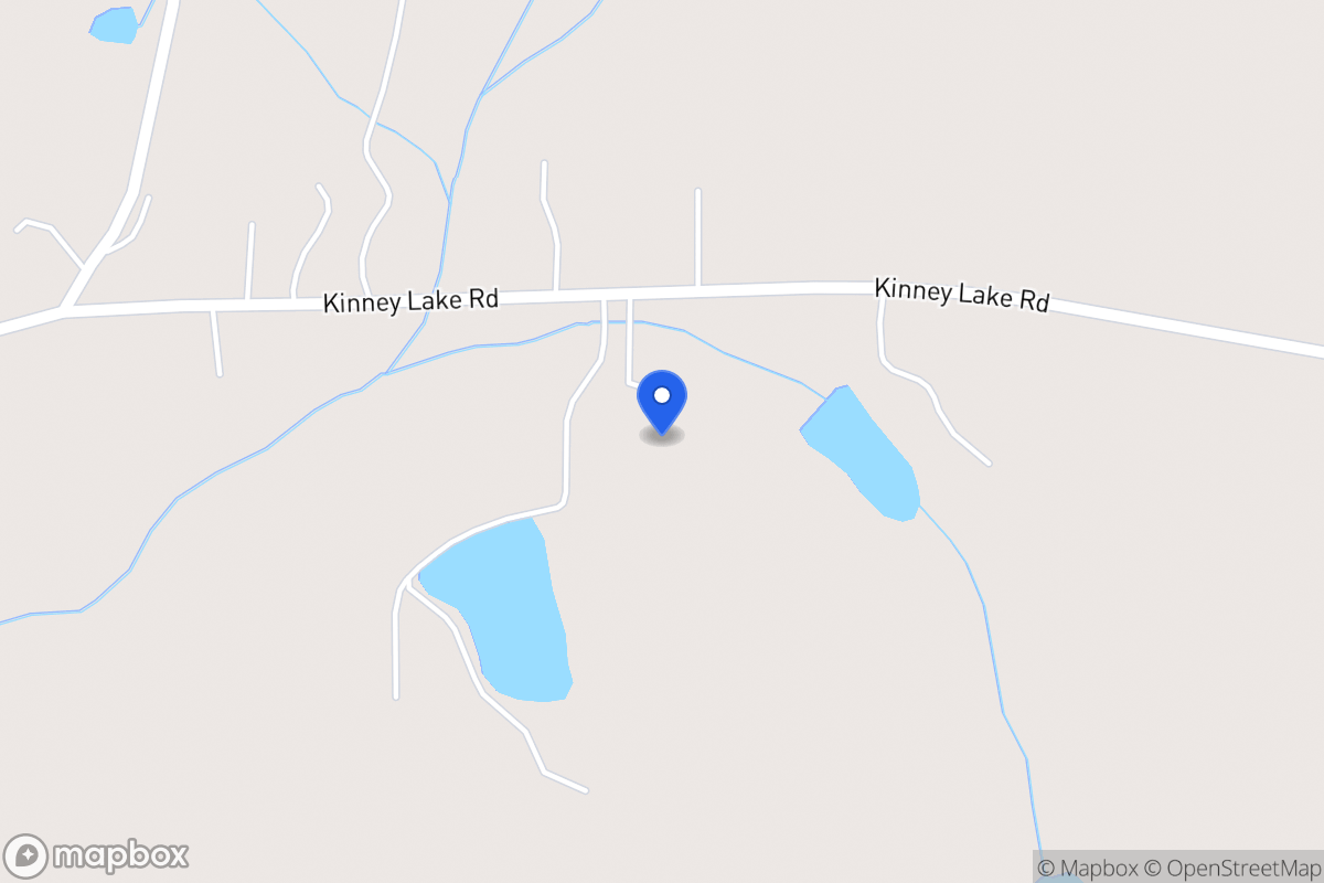 Map of 316 Kinney Lake Rd