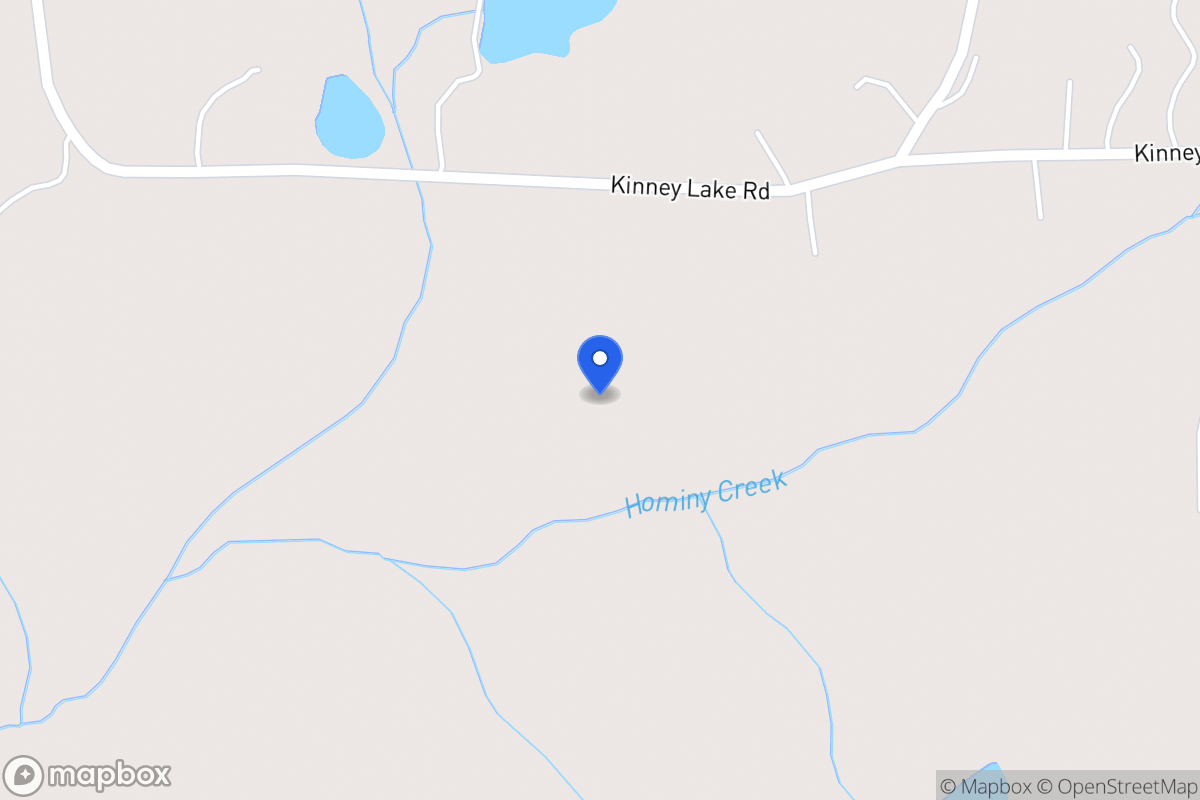 Map of Kinney Lake Rd