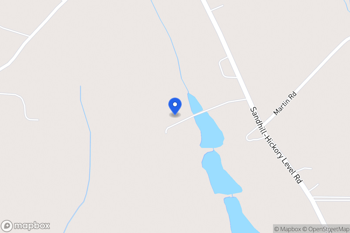 Map of 1270 Sandhill Hickory Level Rd