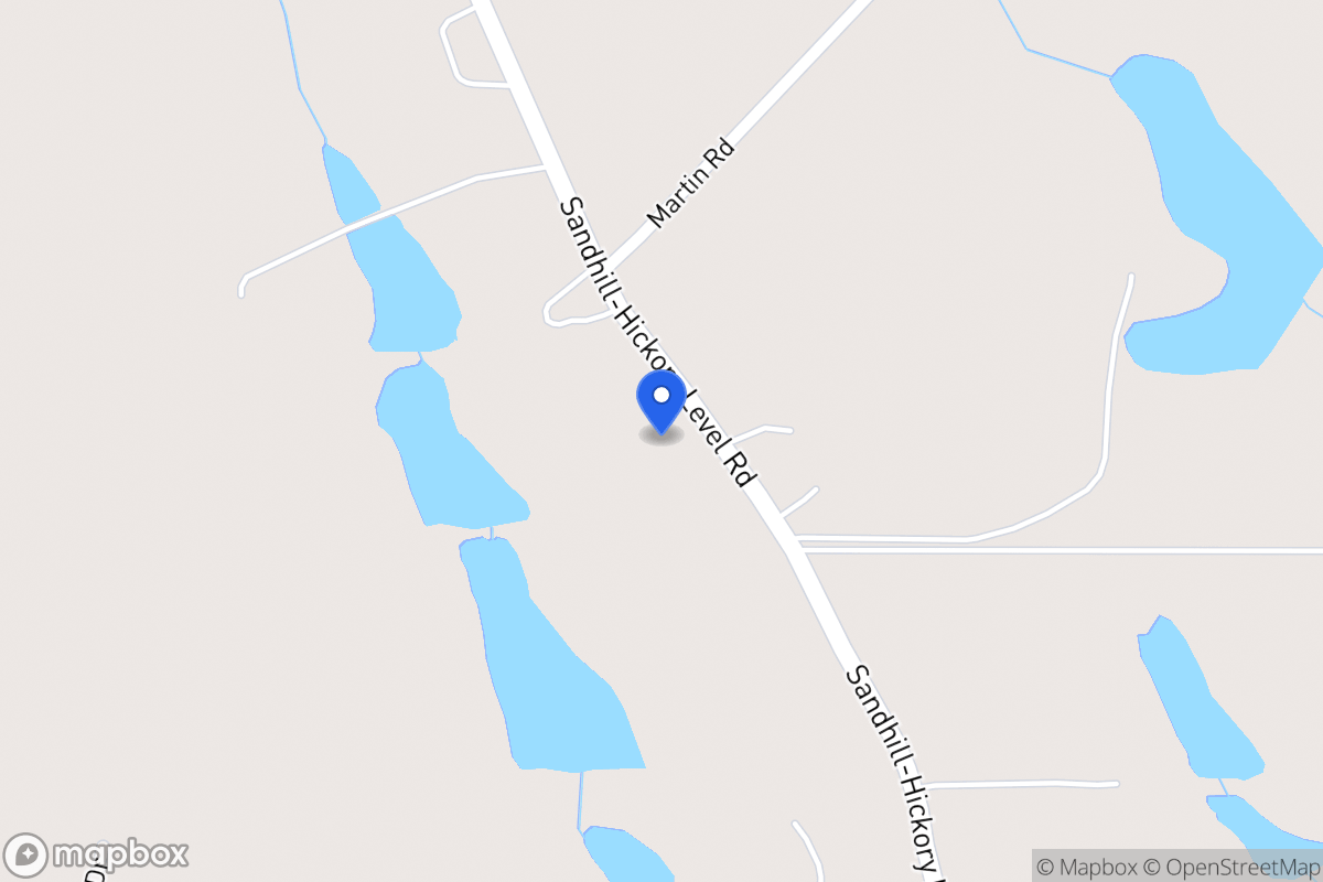 Map of 1196 Sandhill Hickory Level Rd