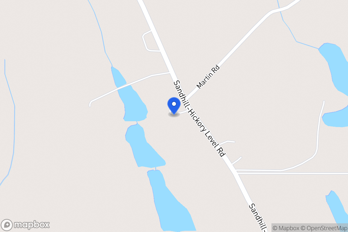 Map of 1240 Sandhill Hickory Level Rd