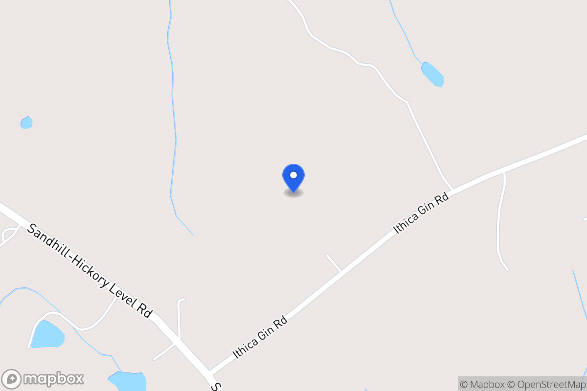 Map of 1311 Ithica Gin Rd