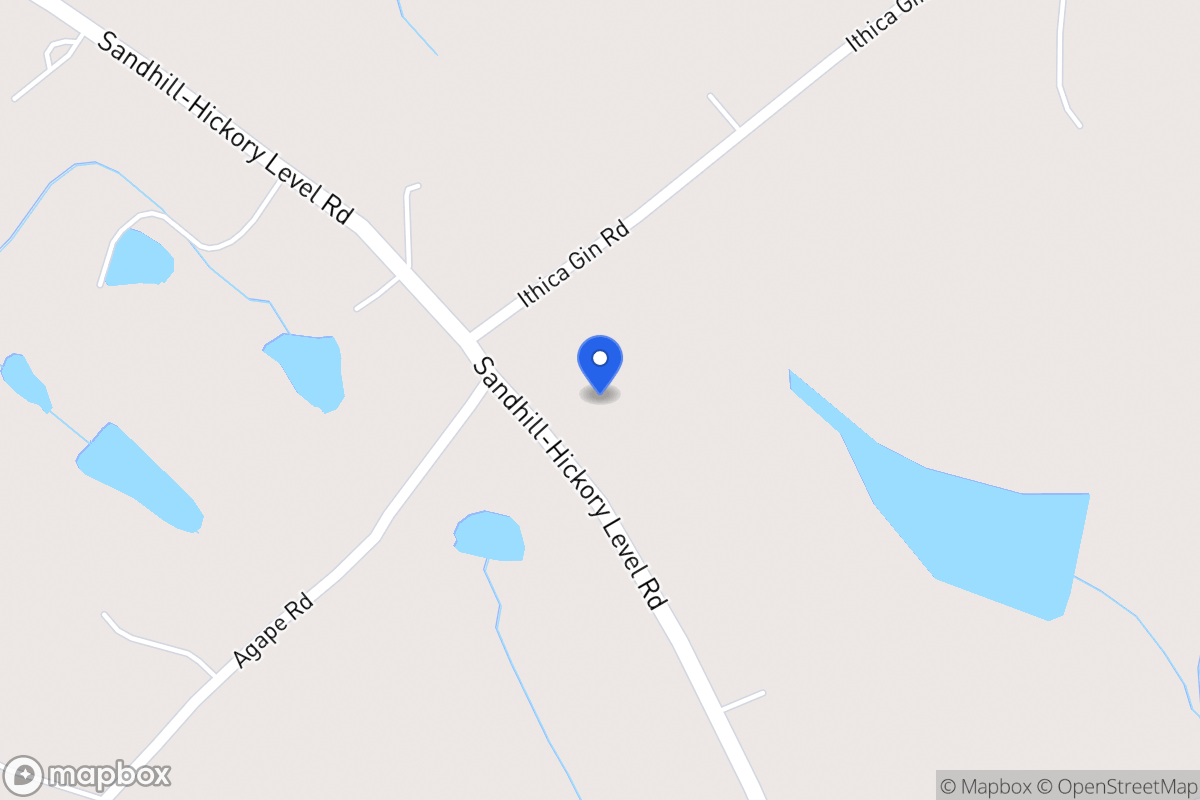 Map of 1521 Sandhill Hickory Level Rd