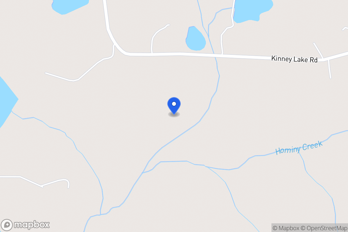 Map of 706 Kinney Lake Rd