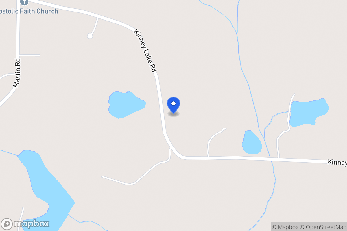 Map of 807 Kinney Lake Rd