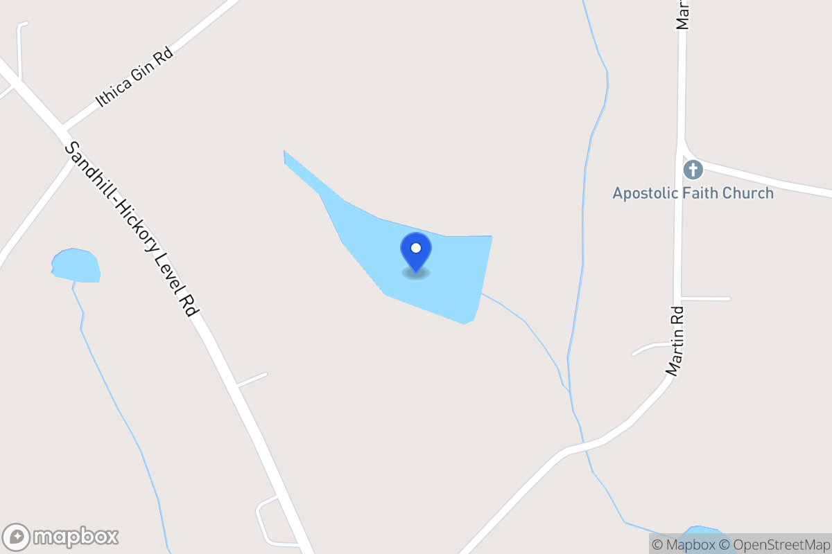 Map of 1379 Sandhill Hickory Level Rd