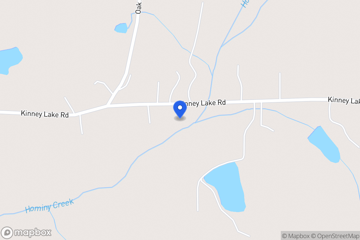 Map of 428 Kinney Lake Rd