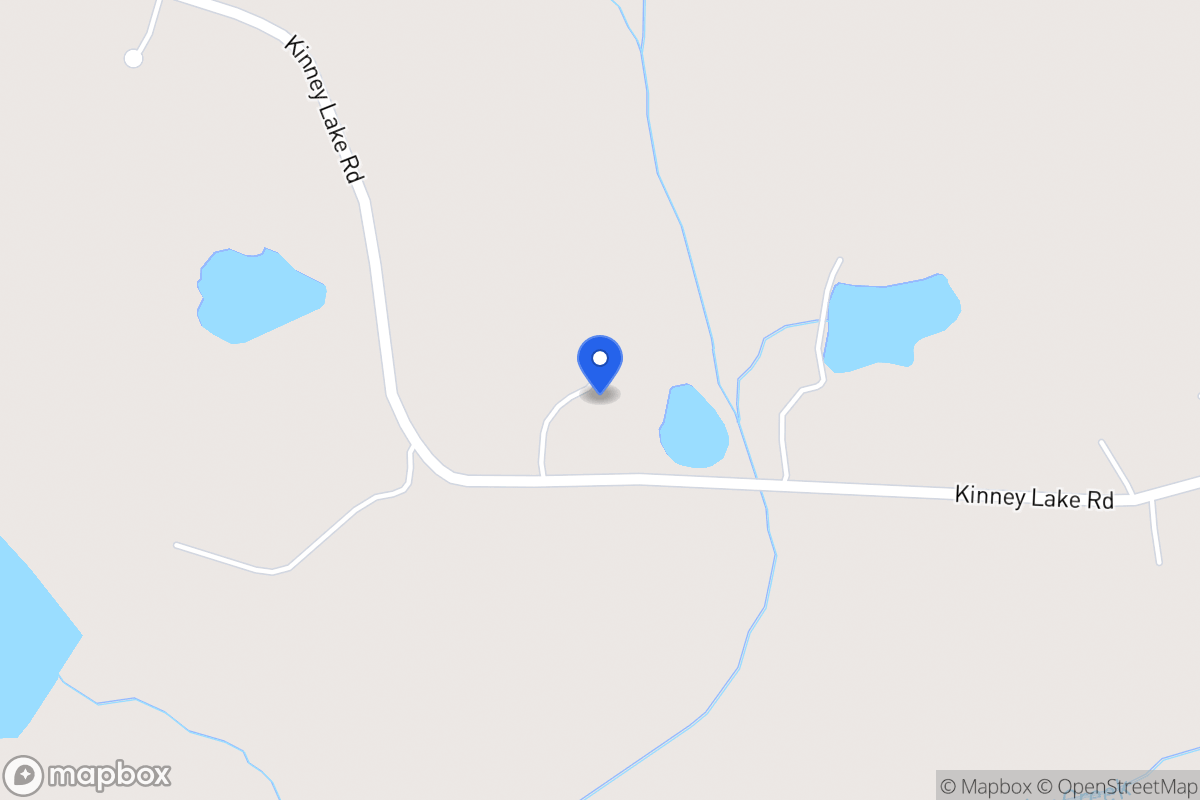 Map of 707 Kinney Lake Rd