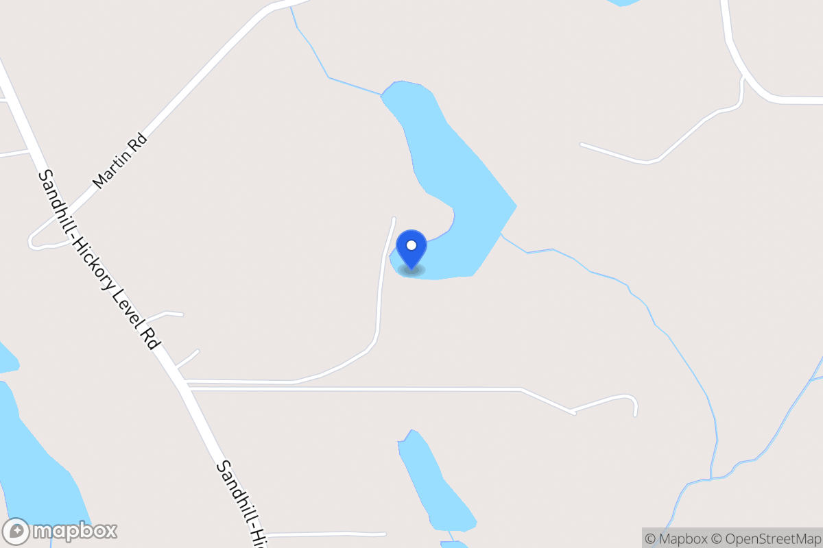 Map of 1161 Sandhill Hickory Level Rd