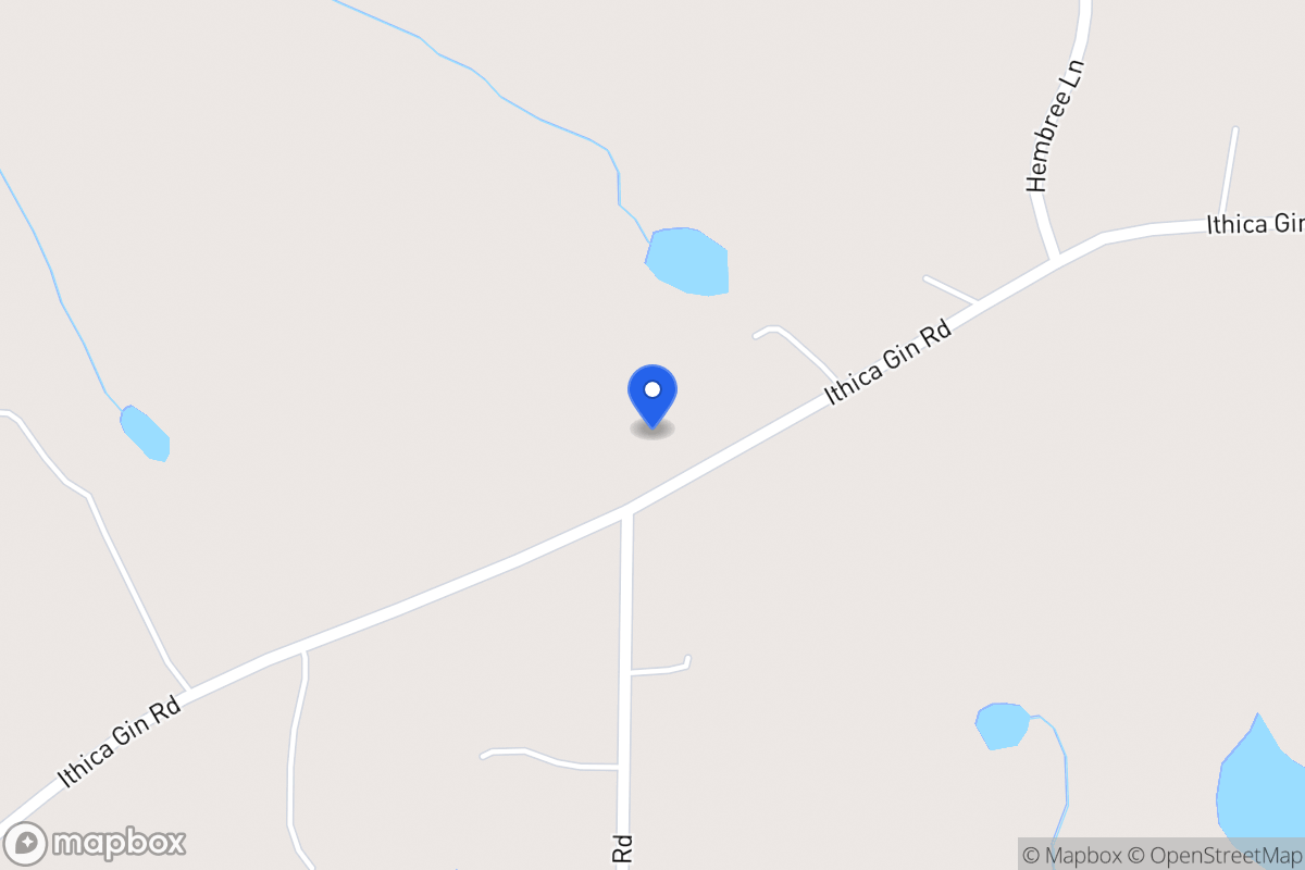 Map of 1027 Ithica Gin Rd