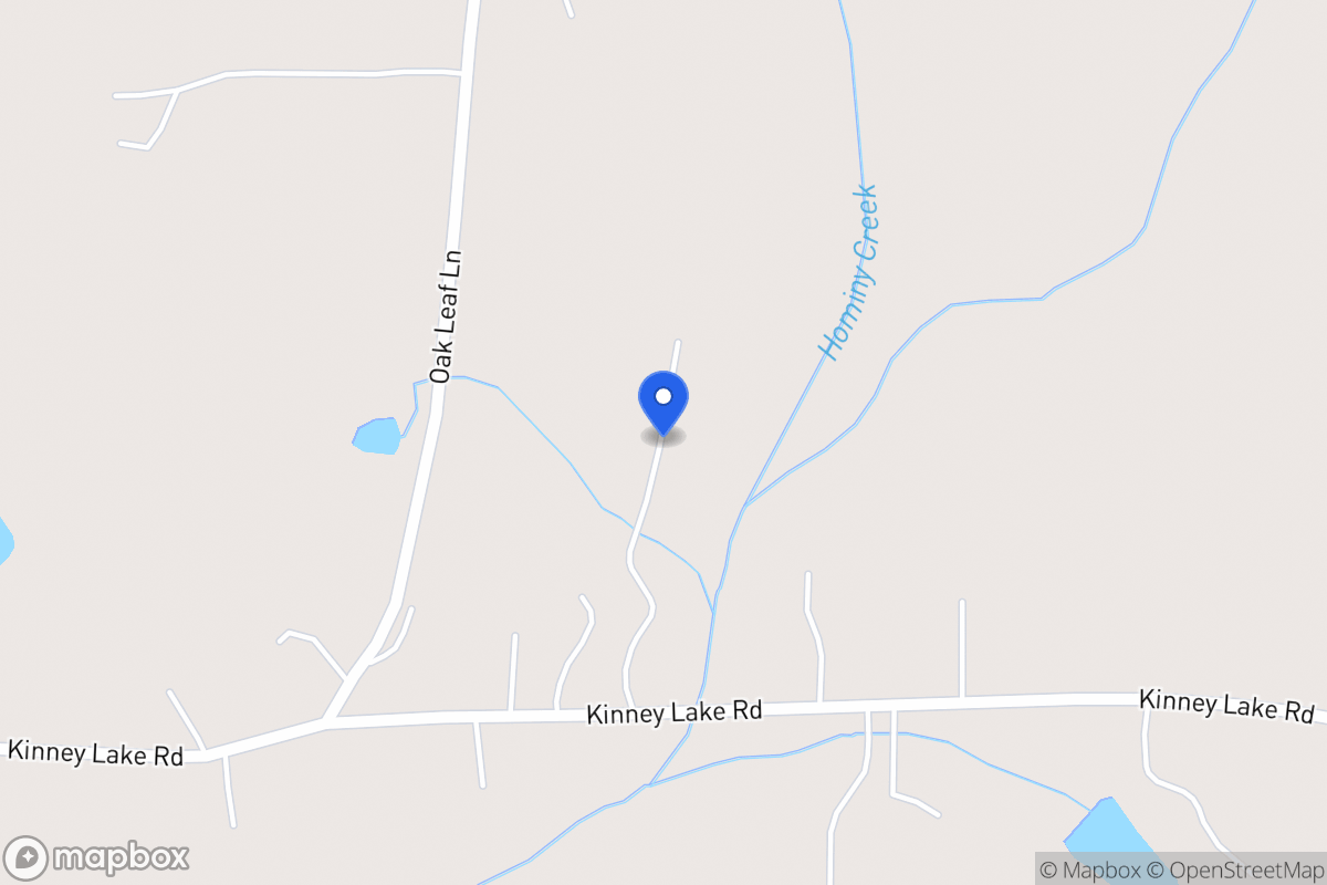 Map of 431 Kinney Lake Rd