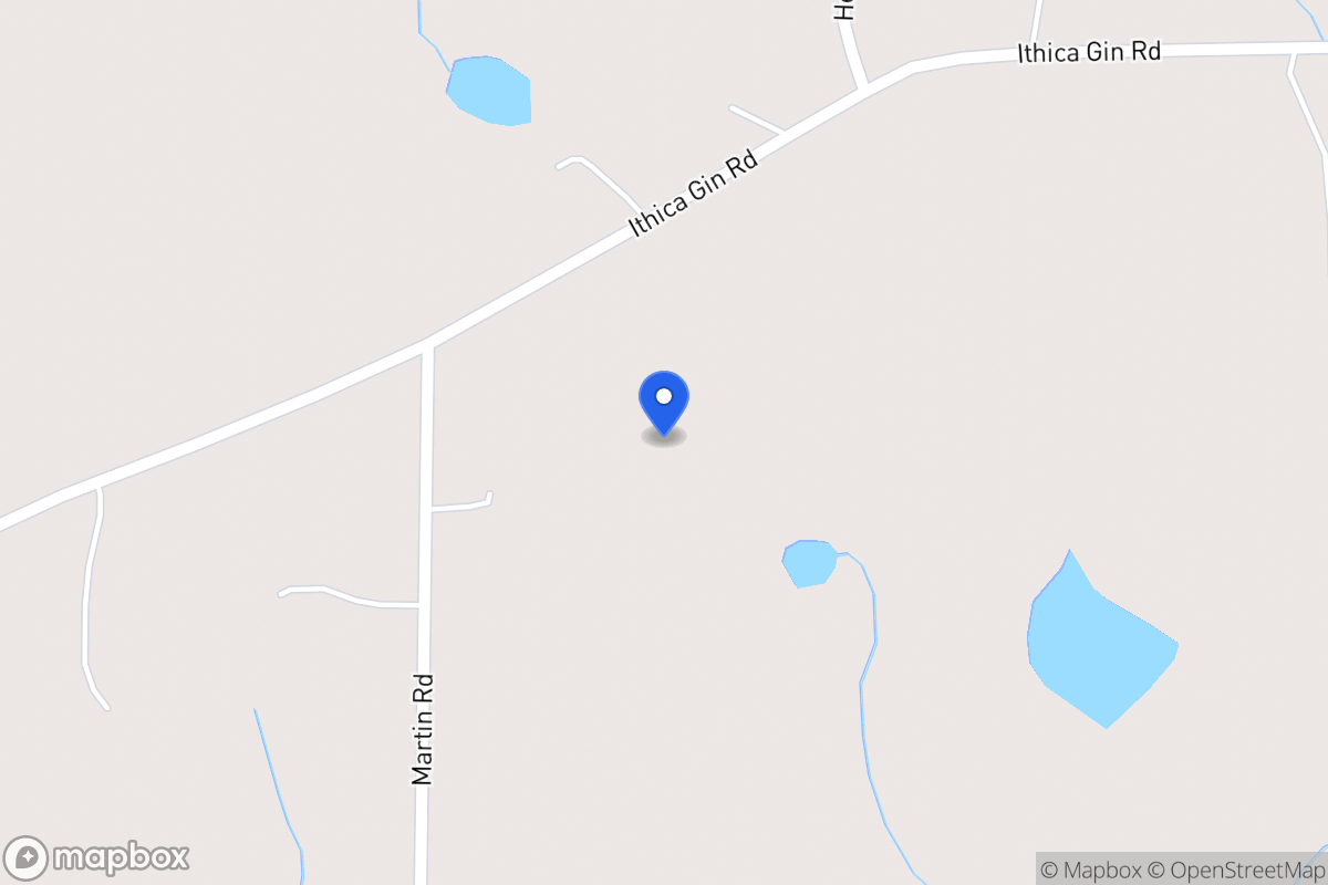 Map of 1020 Ithica Gin Rd