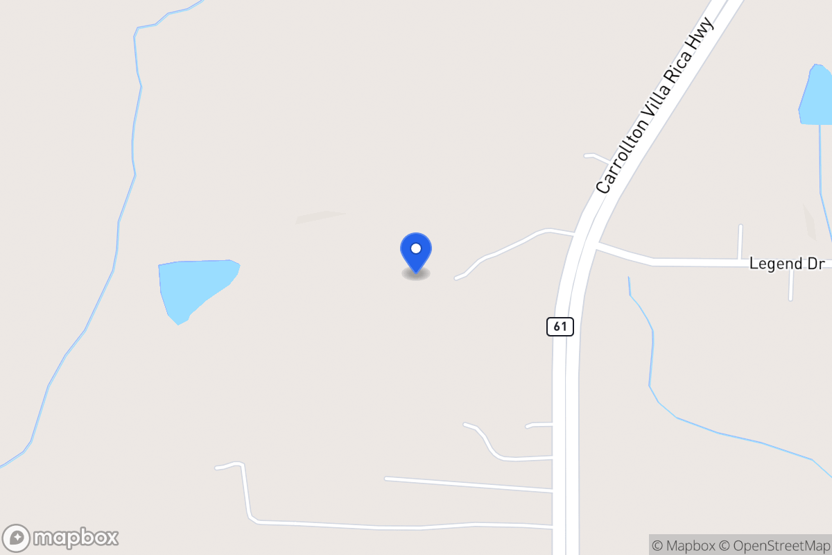 Map of 2133 Carrollton Villa Rica Hwy