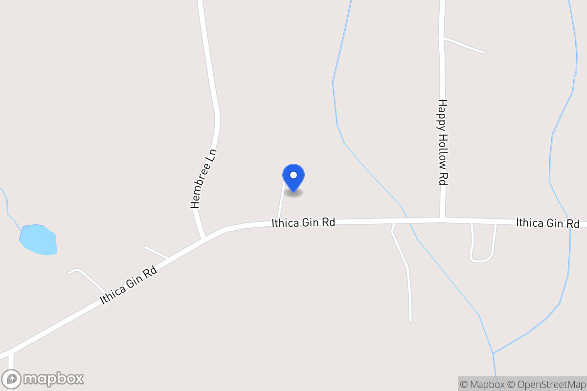 Map of 883 Ithica Gin Rd