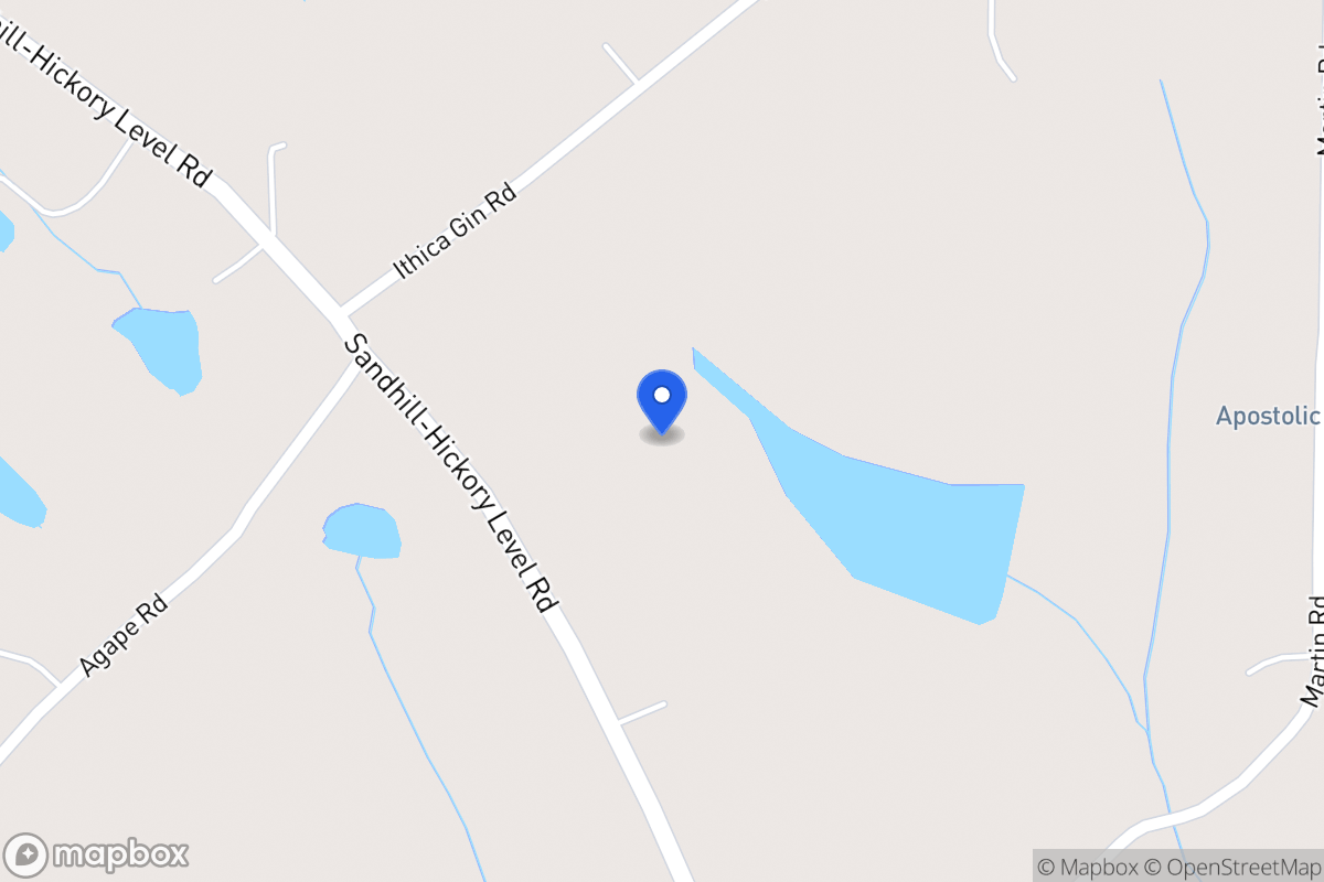Map of 1431 Sandhill Hickory Level Rd